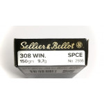 .308 WIN SP 180grs/11,7g Sellier&Bellot 